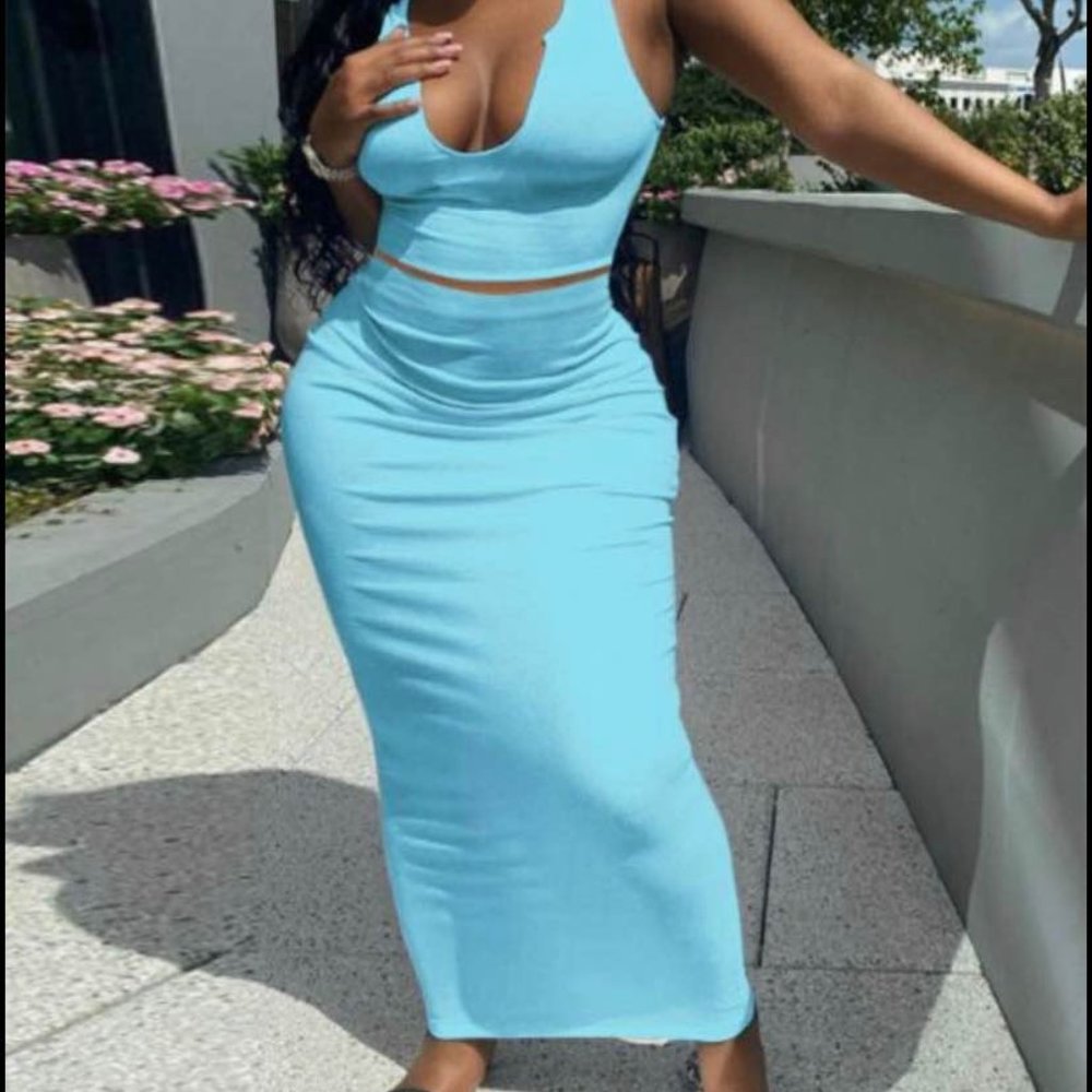 Baby Blue 2 Piece